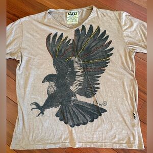 Sure Original Thailand Eagle T Shirt Size L Embroidered Eagle Chest 50 In